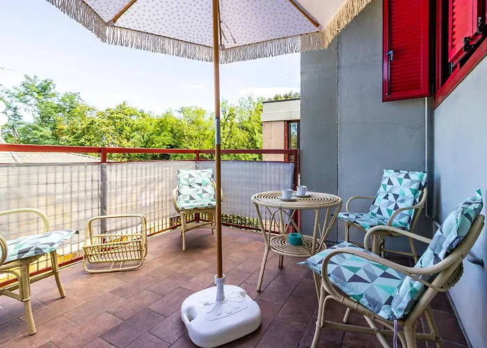 Apartmán Parking & Terrace - Large 90 Mq - Self Check-in & Remote Access *